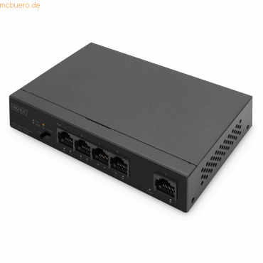 Assmann DIGITUS Gigabit Ethernet PoE Switch 4-port PoE + 1-port uplink von Assmann