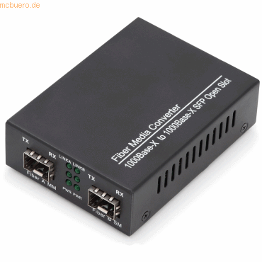 Assmann DIGITUS Gigabit Multimode/Singlemode Medienkonverter SFP von Assmann