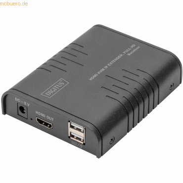 Assmann DIGITUS HDMI KVM IP Extender Receiver, Full HD von Assmann