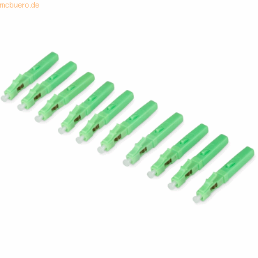 Assmann DIGITUS LC/APC SM LWL-Fast Connector Feldstecker 10 Stück Assmann DIGITUS LC/APC SM LWL-Fast Connector Feldstecker 10 Stück von Assmann