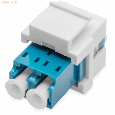 Assmann DIGITUS LWL-LC/LC-Duplex-Kupplung, Singlemode, Keystone Assmann DIGITUS LWL-LC/LC-Duplex-Kupplung, Singlemode, Keystone von Assmann