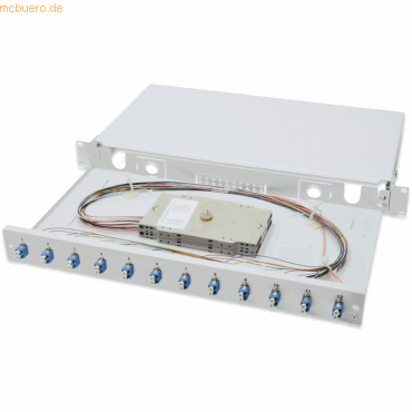 Assmann DIGITUS LWL Spleißbox, bestückt, 12xLC Duplex, OS2 Assmann DIGITUS LWL Spleißbox, bestückt, 12xLC Duplex, OS2 von Assmann