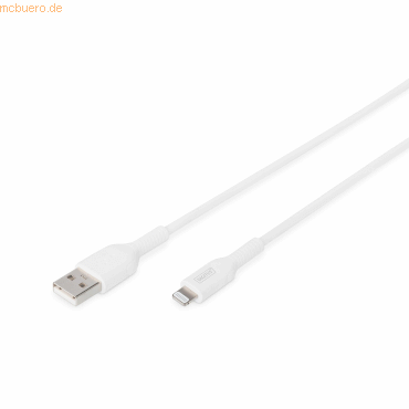 Assmann DIGITUS Lade-/Datenkabel, Lightning - USB A St/St, 1.0m Assmann DIGITUS Lade-/Datenkabel, Lightning - USB A St/St, 1.0m von Assmann