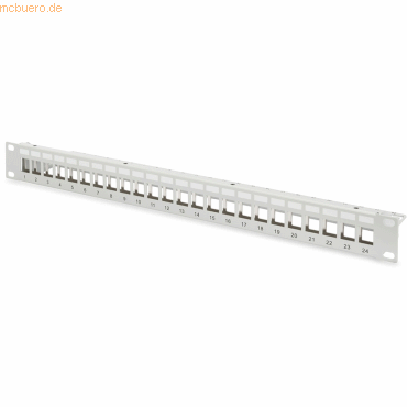 Assmann DIGITUS Modular Patch Panel, 24-Port, grau von Assmann