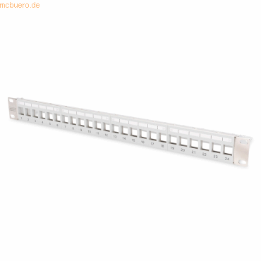 Assmann DIGITUS Modular Patch Panel, geschirmt, 24-port Blank, 1HE, Assmann DIGITUS Modular Patch Panel, geschirmt, 24-port Blank, 1HE, von Assmann