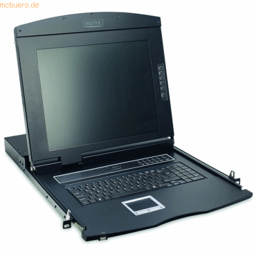 Assmann DIGITUS Modulare Konsole 17 TFT, 16-Port KVM & Touchpad, DE von Assmann