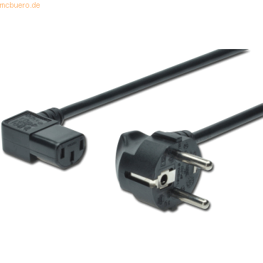 Assmann DIGITUS Netzkabel CEE 7/7 C13 Typ-F St/Bu 90 Grad gewinkelt 1. Assmann DIGITUS Netzkabel CEE 7/7 C13 Typ-F St/Bu 90 Grad gewinkelt 1. von Assmann