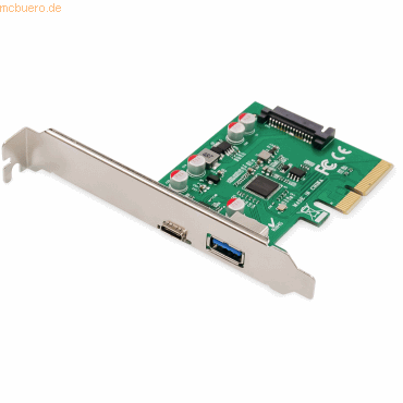 Assmann DIGITUS PCIe Karte, USB Type-C + USB A von Assmann