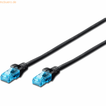 Assmann DIGITUS Professional CAT 5e U-UTP Patchkabel, 10 m, Schwarz Assmann DIGITUS Professional CAT 5e U-UTP Patchkabel, 10 m, Schwarz von Assmann