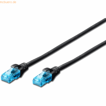 Assmann DIGITUS Professional CAT 5e U-UTP Patchkabel, Cu, 2 m, Schwarz Assmann DIGITUS Professional CAT 5e U-UTP Patchkabel, Cu, 2 m, Schwarz von Assmann