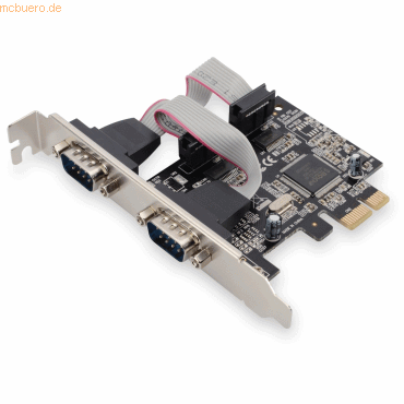 Assmann DIGITUS Serielle Schnittstellenkarte, PCIe von Assmann