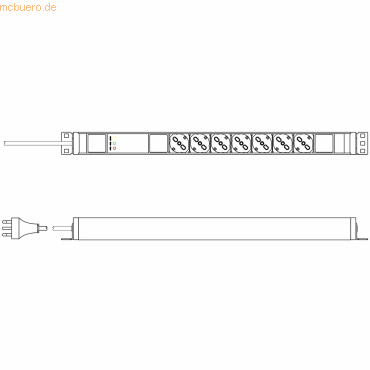 Assmann DIGITUS Steckdosenleiste mit Aluminiumprofil,Netzfilter,7-fach Assmann DIGITUS Steckdosenleiste mit Aluminiumprofil,Netzfilter,7-fach von Assmann