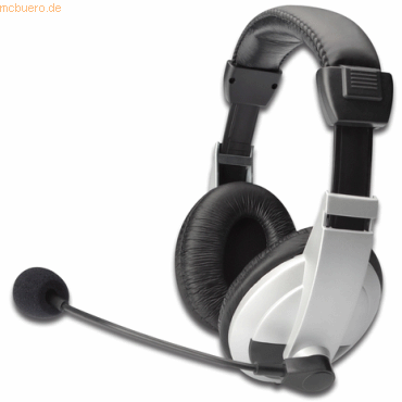 Assmann DIGITUS Stereo Multimedia Headset, 1.8m, 2x3.5mm Stereobuchse von Assmann