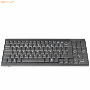 Assmann DIGITUS Tastatur für TFT-Konsolen schwarz, Kabel, britisch Assmann DIGITUS Tastatur für TFT-Konsolen schwarz, Kabel, britisch von Assmann