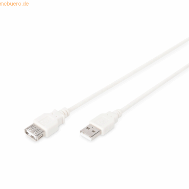Assmann DIGITUS USB 2.0 Verlängerungskabel, Typ A St/Bu, 1.8m, be Assmann DIGITUS USB 2.0 Verlängerungskabel, Typ A St/Bu, 1.8m, be von Assmann