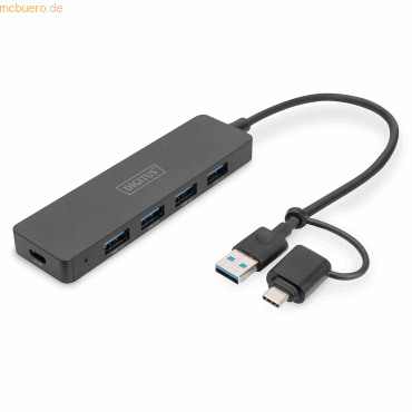 Assmann DIGITUS USB 3.0 Hub 4-Port, Slim Line von Assmann