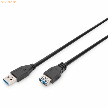 Assmann DIGITUS USB -3.0-Verlängerungskabel Typ A St/Bu, 1.8m Assmann DIGITUS USB -3.0-Verlängerungskabel Typ A St/Bu, 1.8m von Assmann