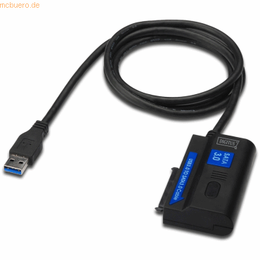 Assmann DIGITUS USB 3.0 zu SATA III Adapter Kabel 1.2m Assmann DIGITUS USB 3.0 zu SATA III Adapter Kabel 1.2m von Assmann