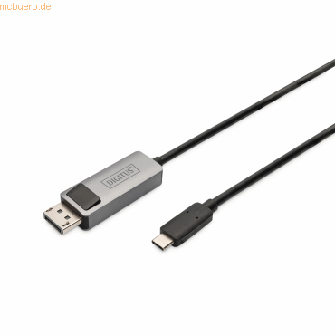 Assmann DIGITUS USB Typ C auf DisplayPort Bidirektional Adapterkabel von Assmann