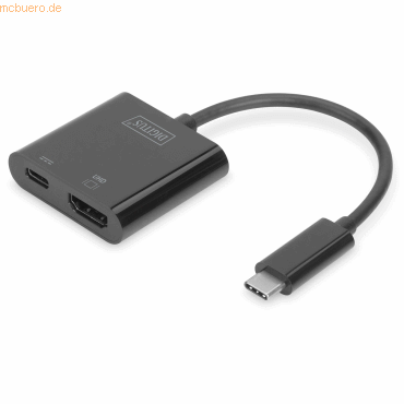 Assmann DIGITUS USB Type-C 4K HDMI Grafik-Adapter + USB-C (PD) von Assmann
