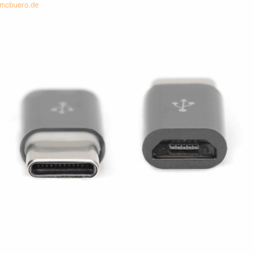 Assmann DIGITUS USB Type-C Adapter, Type-C auf micro B von Assmann