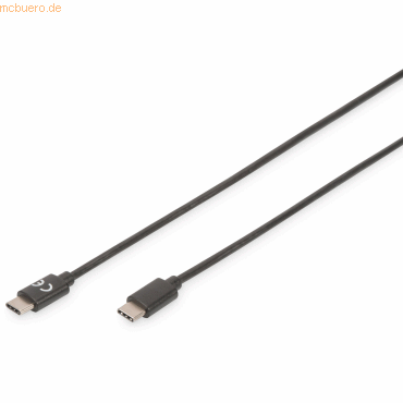 Assmann DIGITUS USB Type-C Anschlusskabel, Type-C - C, 1.0m von Assmann