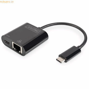 Assmann DIGITUS USB Type-C Gigabit Ethernet Adapter + PD von Assmann