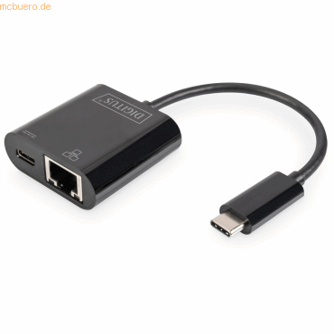 Assmann DIGITUS USB Type-C Gigabit Ethernet Adapter + PD Assmann DIGITUS USB Type-C Gigabit Ethernet Adapter + PD von Assmann
