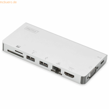 Assmann DIGITUS USB Type-C Multiport Travel Dock, 8-Port von Assmann