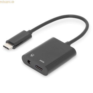 Assmann DIGITUS USB Verteilerkabel Type-C auf Type-C + 3.5mm ST/BU/BU Assmann DIGITUS USB Verteilerkabel Type-C auf Type-C + 3.5mm ST/BU/BU von Assmann