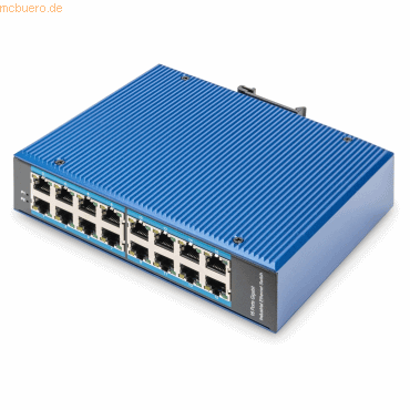 Assmann Digitus Industrial 16-Port Gigabit Switch, Unmanaged Assmann Digitus Industrial 16-Port Gigabit Switch, Unmanaged von Assmann