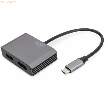 Assmann Digitus USB Type-C 4K 2in1 DisplayPort + HDMI Grafik-Adapter von Assmann