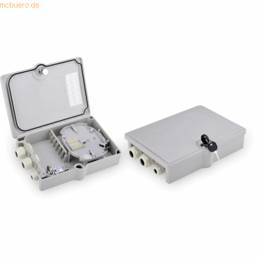 Assmann Distribution Box für Außen für 6x SC/DX Adapter, IP65 von Assmann