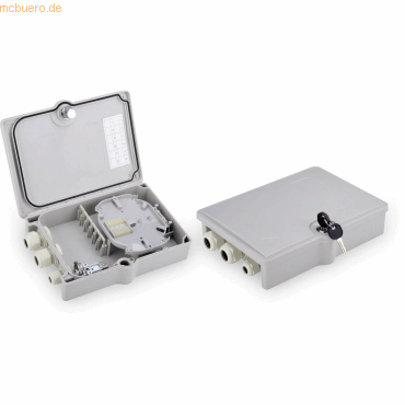 Assmann Distribution Box für Außen für 6x SC/DX Adapter, IP65 von Assmann