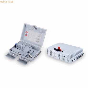 Assmann FTTH Distri-Box für 16 Fasern,Schlüssel, 16x SC/SX oder LC/DX von Assmann