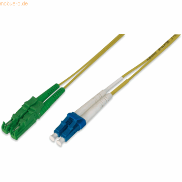 Assmann LWL Patchk., E2000 (APC)/LC (UPC) SM 09/125 µ, Dupl., 10 m von Assmann