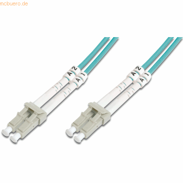 Assmann LWL Patchk., LC/LC Multimode 50/125 µ, Duplex 15m, Kl. OM3 Assmann LWL Patchk., LC/LC Multimode 50/125 µ, Duplex 15m, Kl. OM3 von Assmann