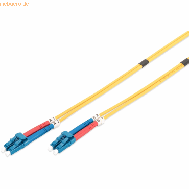 Assmann LWL Patchk., LC/LC OS2, Singlem. 09/125 µ, Duplex, 10m von Assmann