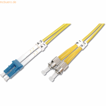 Assmann LWL Patchk., LC/ST OS2, Singlemode 09/125 µ, Duplex, 2m Assmann LWL Patchk., LC/ST OS2, Singlemode 09/125 µ, Duplex, 2m von Assmann