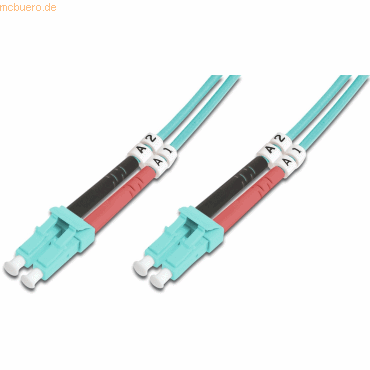 Assmann LWL Patchk.,LC/LC Multimode 50/125 µ, Duplex 5m, Klasse OM3 Assmann LWL Patchk.,LC/LC Multimode 50/125 µ, Duplex 5m, Klasse OM3 von Assmann
