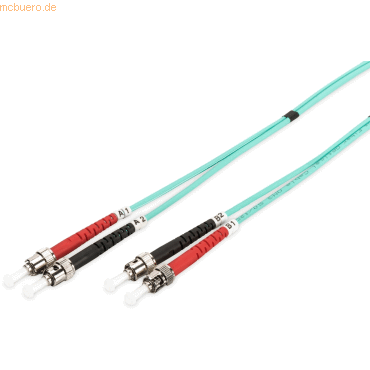 Assmann LWL Patchk.,ST/ST Multimode 50/125 µ, Duplex 1m, Klasse OM3 Assmann LWL Patchk.,ST/ST Multimode 50/125 µ, Duplex 1m, Klasse OM3 von Assmann