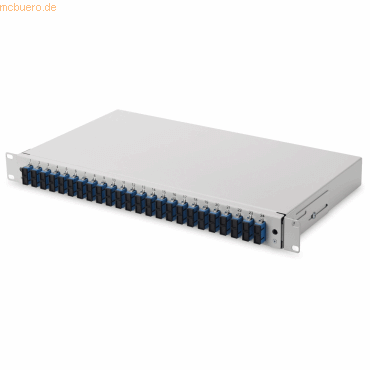 Assmann Spleißbox, 1U, Equipped 24xSC duplex,M25 Schraube,OS2, Adapter Assmann Spleißbox, 1U, Equipped 24xSC duplex,M25 Schraube,OS2, Adapter von Assmann