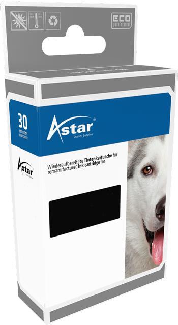 Astar - 12 ml - Schwarz - kompatibel - Tintenpatrone (Alternative zu: HP 62XL) - für HP Envy 55XX, 56XX, 76XX, Officejet 200, 250, 252, 57XX, 8040 von Astar