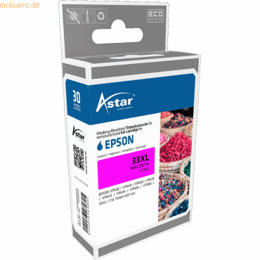 Astar Tintenpatrone Astar AS16022 magenta von Astar