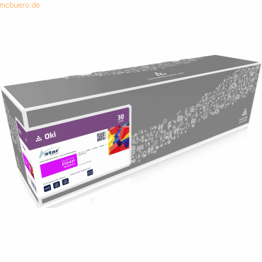 Astar Toner-Kit für OKI ES5431 magenta von Astar