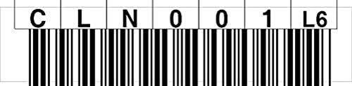 LTO 6 Cleaning Label horizontal Nummernkreis CLN001 - CLN020 (L6) von Astar