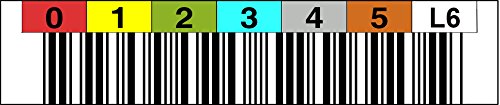 LTO 6 Label horizontal Nummernkreis 000000-000099 von Astar