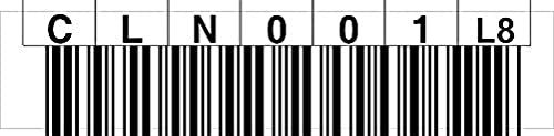 LTO 8 Cleaning Label horizontal Nummernkreis CLN001 - CLN020 (L8) von Astar