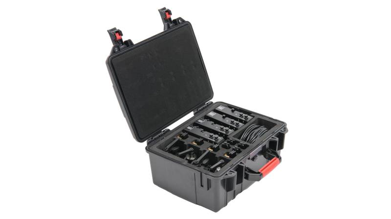 Astera REX1-VM-KIT-4er RuntimeExtender V-Mount mit Hartschalen-Transportkoffer von Astera