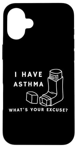 Asthma What's Your Excuse? Lustiger Asthma-Inhalator Hülle für iPhone 16 Plus von Asthma What's Your Excuse? Funny Asthma Inhaler